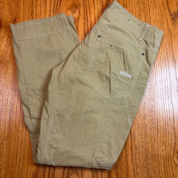 KÜHL Other - Kuhl Revolvr Pants Mens 33x32 Tan Hiking Outdoor Uberkuhl Articulated Knee FLAW